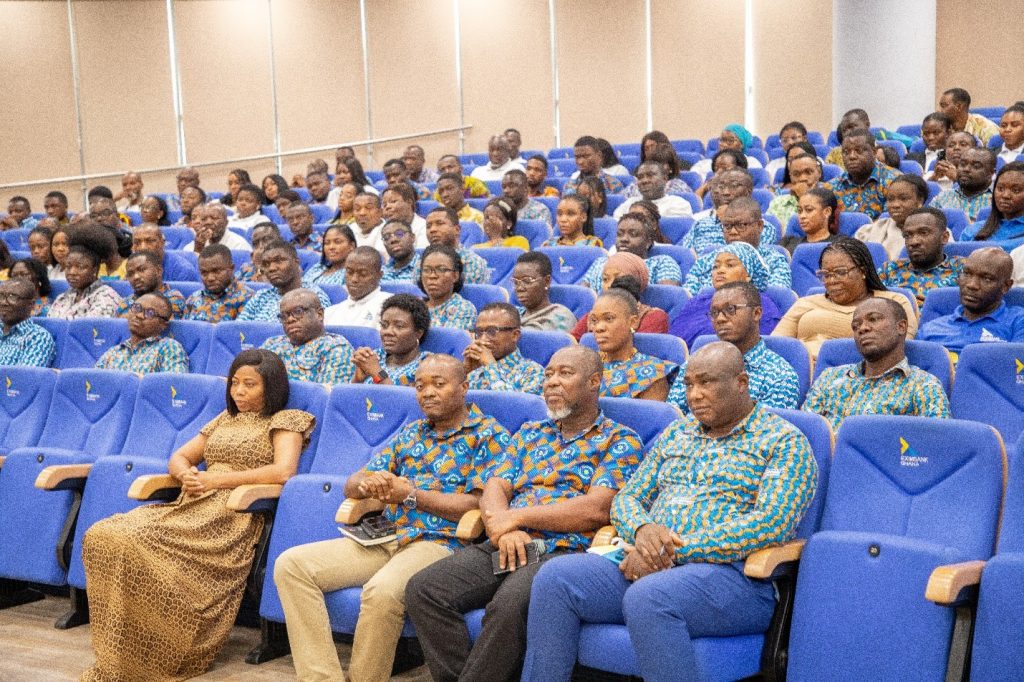 A cross-section of staff at the meeting